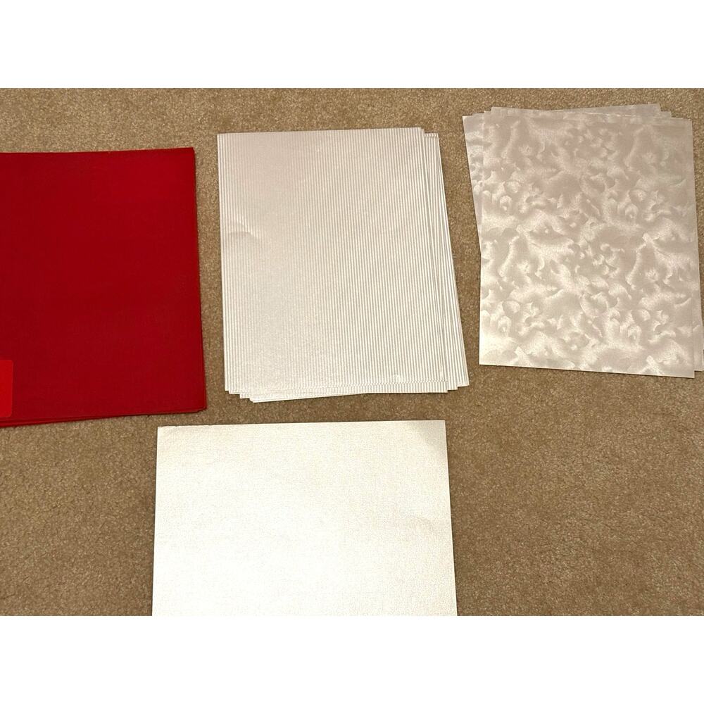 Mixed lot of specialty paper 8.5x11 in (56 Sheets)